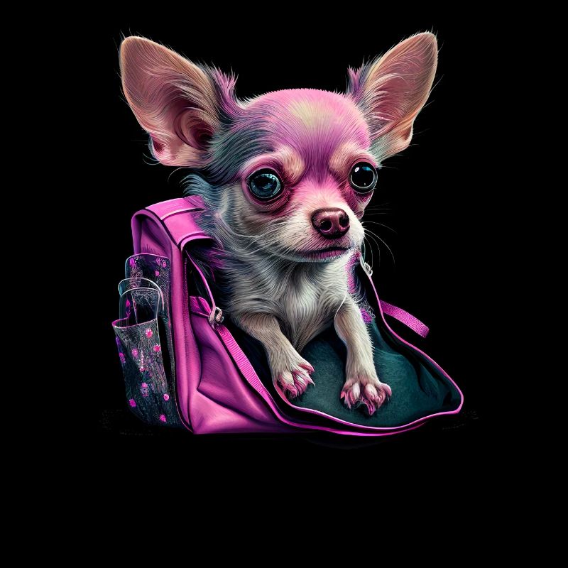 Chihuahua rose | pink Sac à main chiot mignon