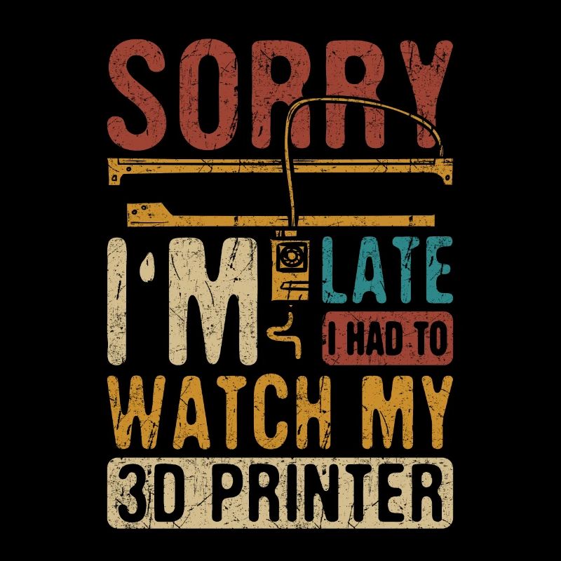 Impression 3D Imprimante 3D Retro Design Slice Print