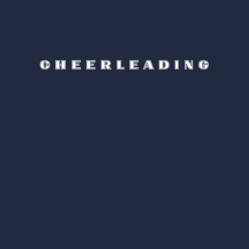 Lettrage de cheerleading