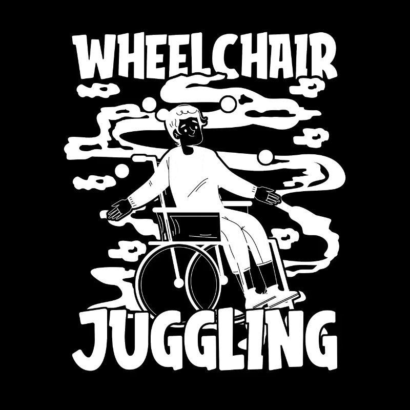 Jonglieren Jongleur Rollstuhl