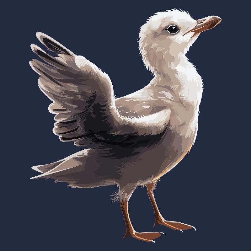Bébé mouette Seabird