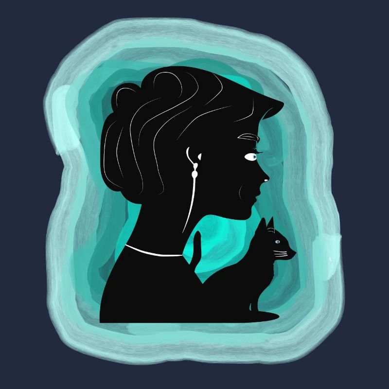 Affectionate cat shows her affection