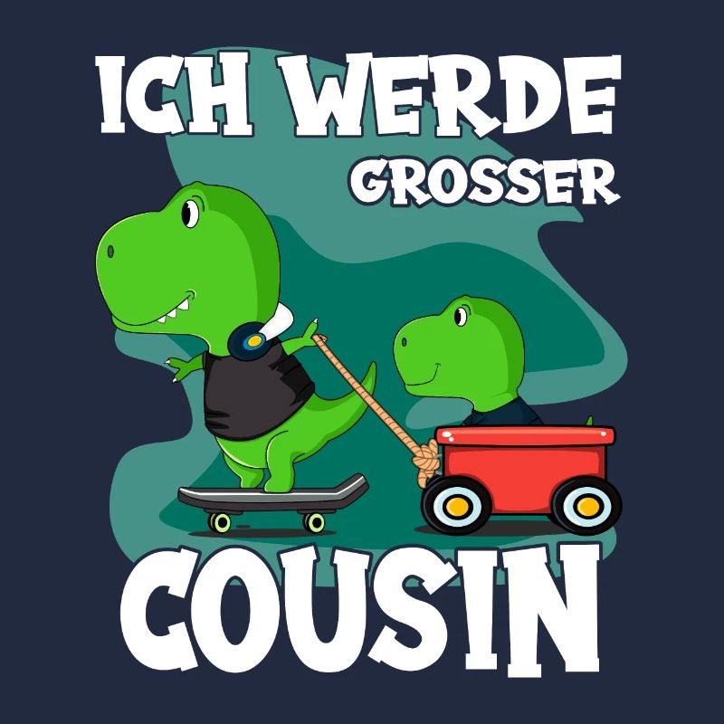 Dinosaurier bald Großer Cousin Ich Werde Großer