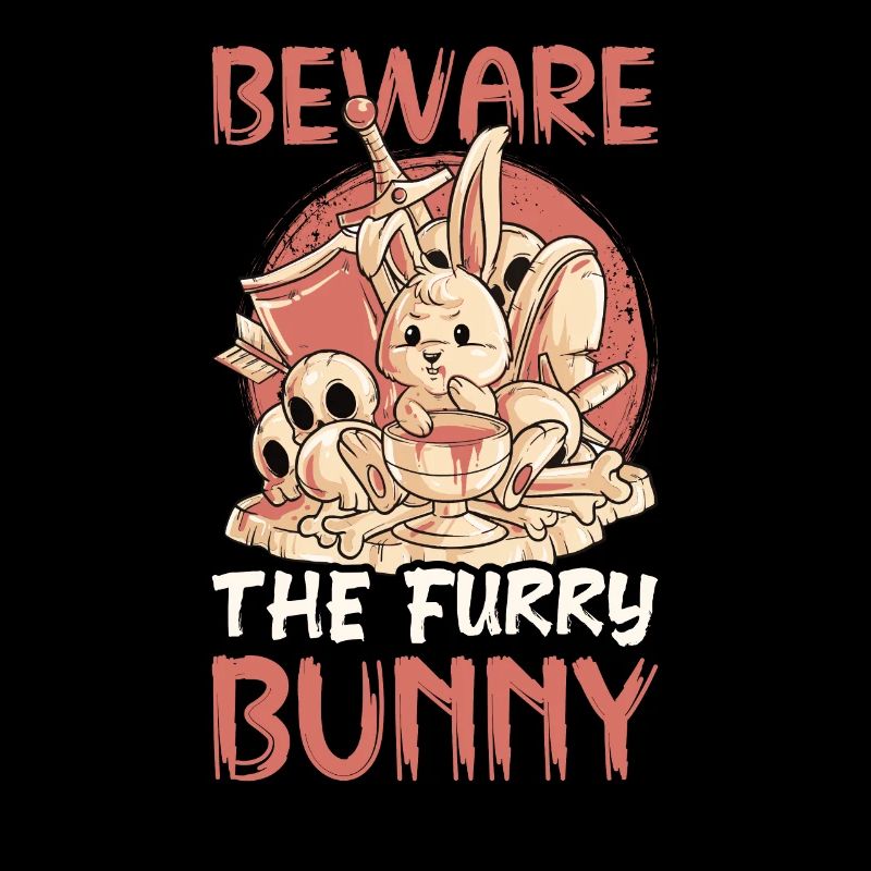 Horror Rabbit Murder Horror Movie Fan Goth Gothic