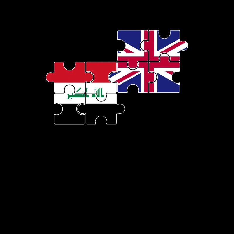 Irak Drapeau du Royaume-Uni Irakiens britanniques