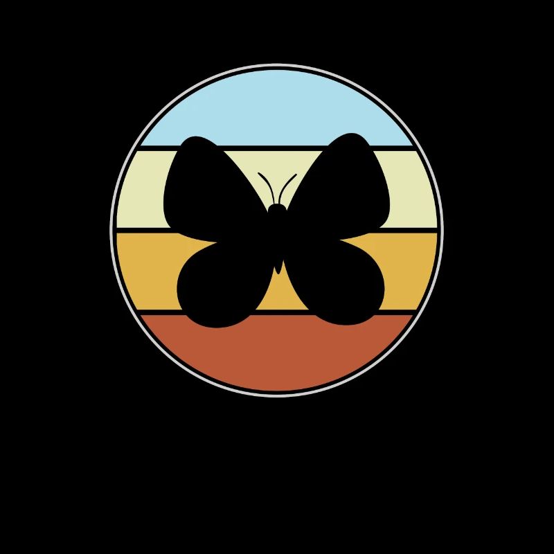 Schmetterling Retro