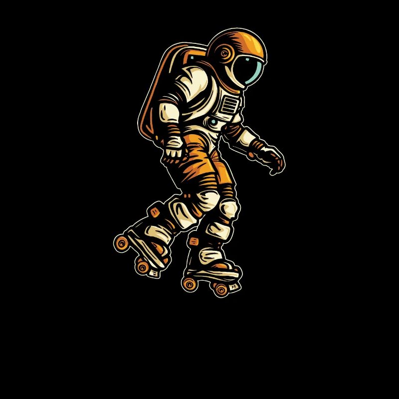 Rollschuhe Rollschuhlaufen Astronaut