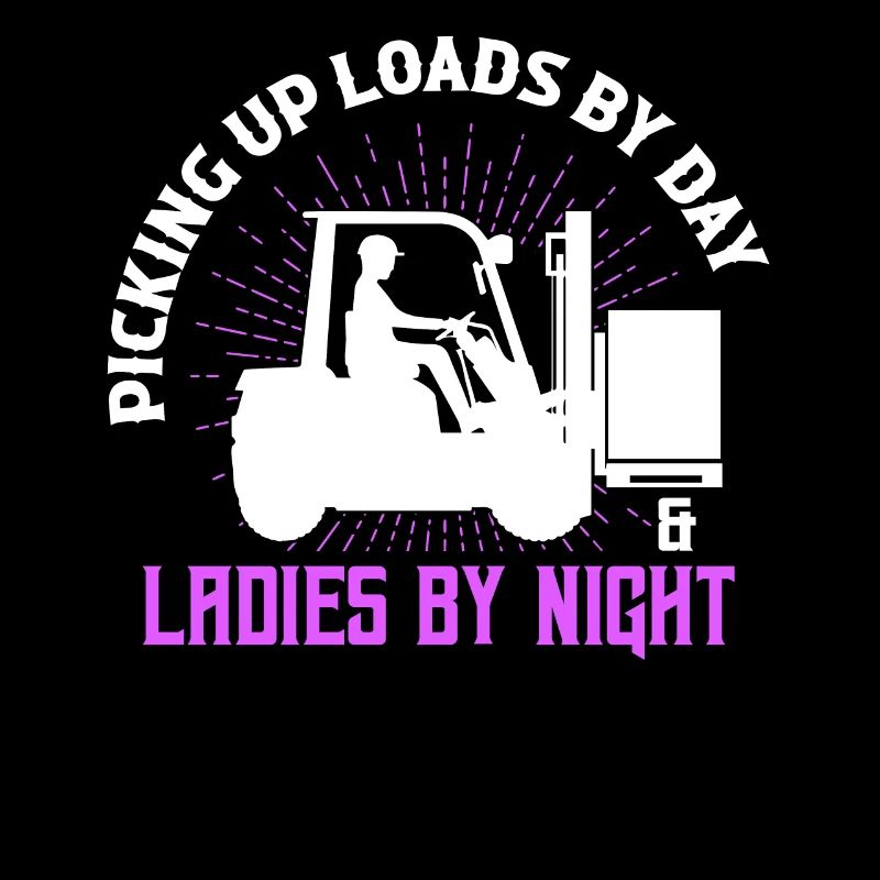 Picking Up Loads By Day & Ladies By Night Forklift