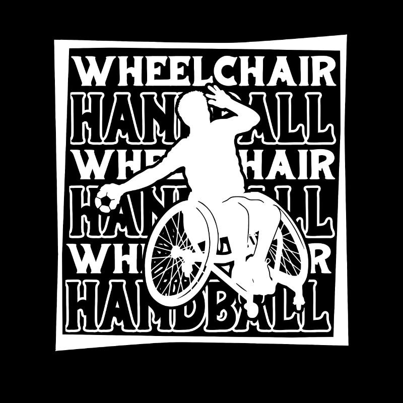 Handball Handballer Rollstuhl