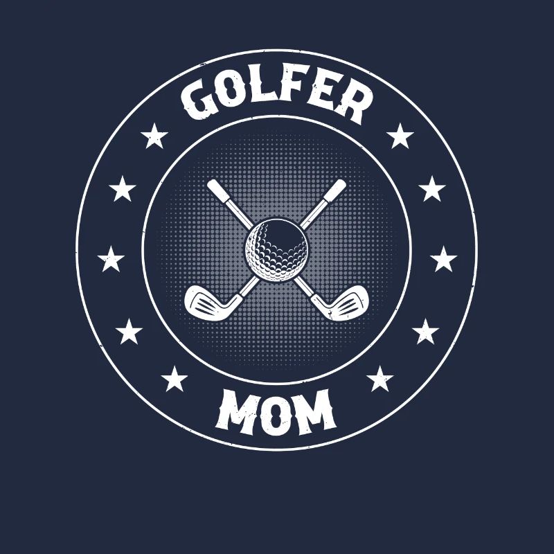 Joueuse de golf Mama Golfeuse Golf - Golfeuse Maman