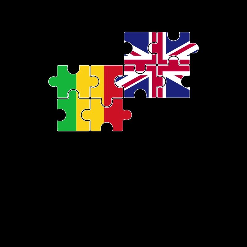 Mali UK Flagge Britisch Malier