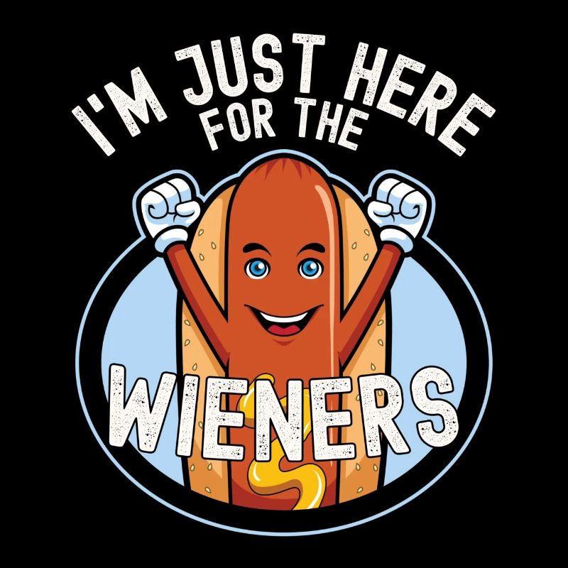 Ich bin nur wegen der Wurst hier.