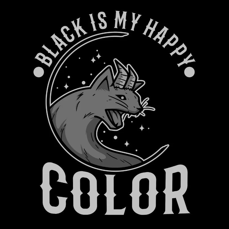 Le noir est ma couleur heureuse