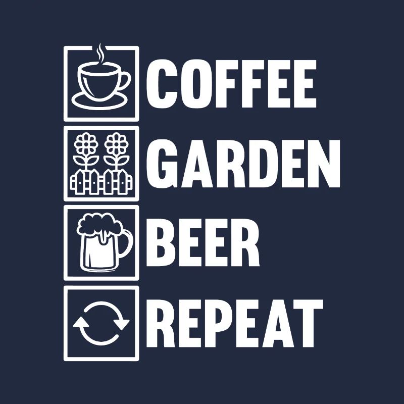 Hobbygärtner Garten Kaffee Gartenbier