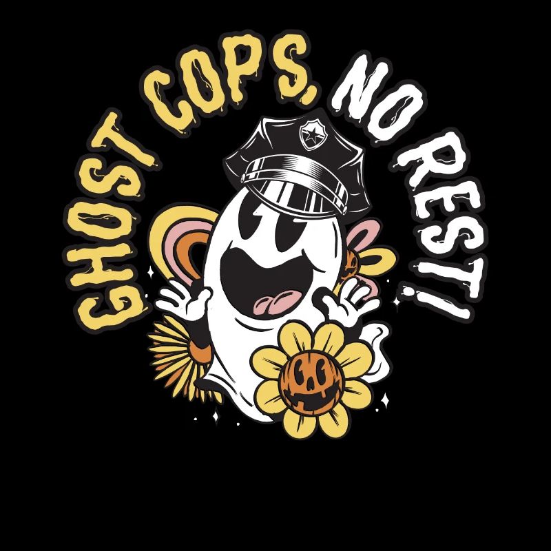 Ghost cops, no rest! Policeman Spooky Hal