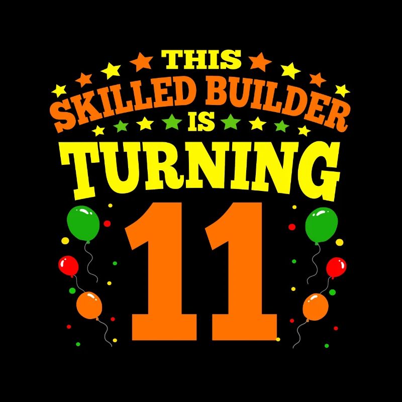 11th birthday Boy Brick Builder 11 Years Old Gifts