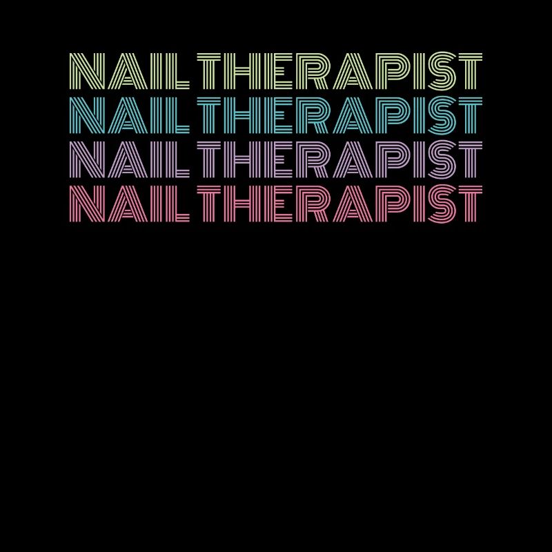 Nail Therapist Funny Nail Art Nail Tech