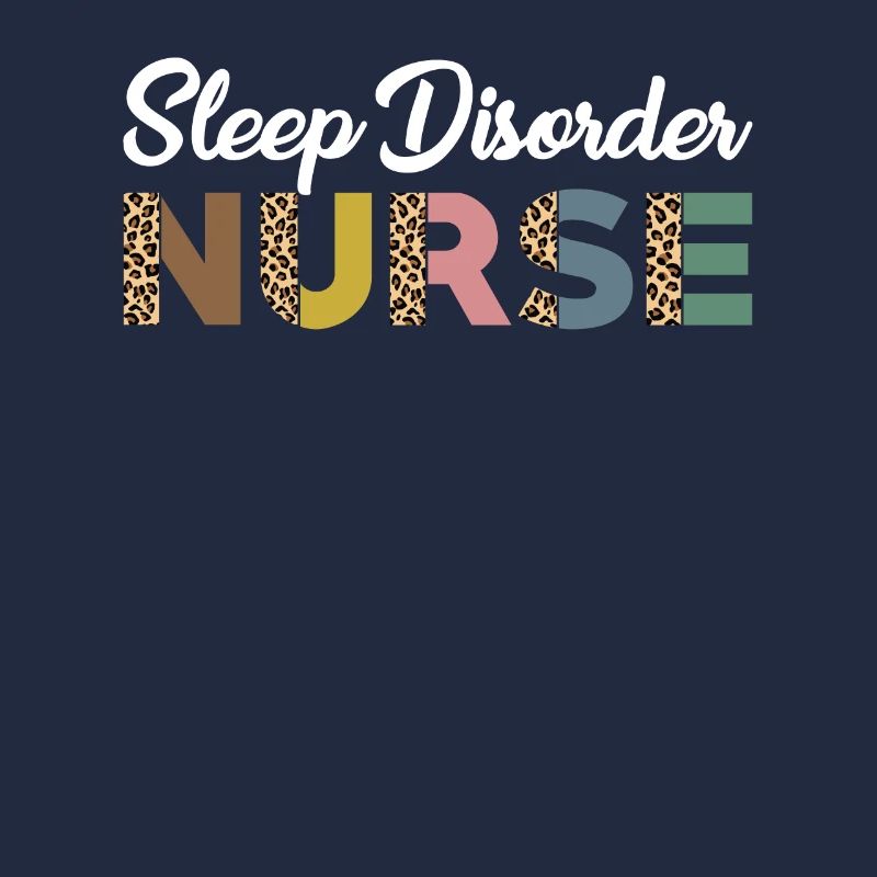 Sleep Lab Nurse Leopard Print