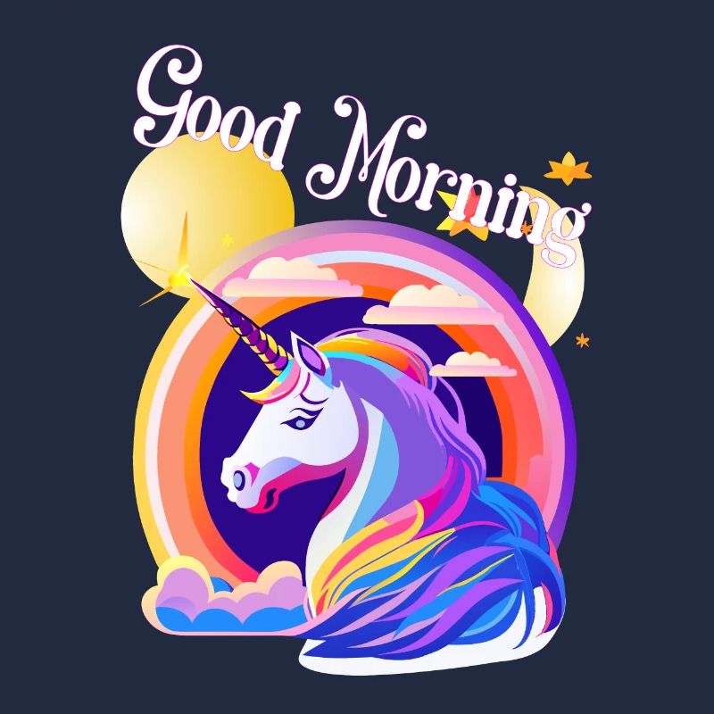 Guten Morgen Einhorn, bring mich durch den Tag