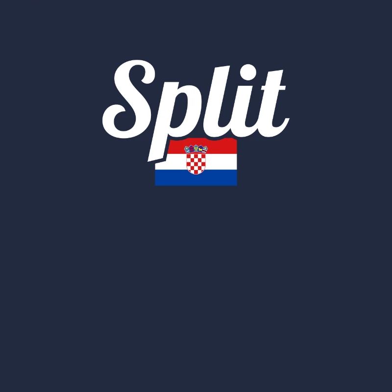 Split Croatia Croatian flag Croatian