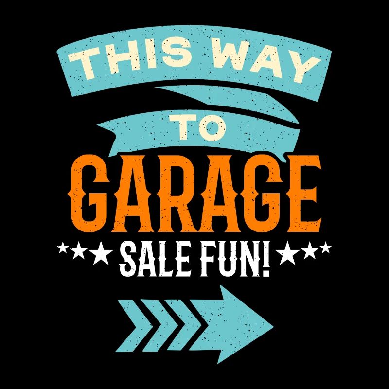 Les ventes de garage de cette façon au marché aux puces de la vente de garage