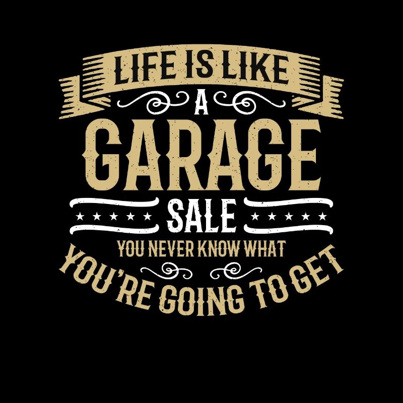 La vie de vente de garage est comme une vente de garage