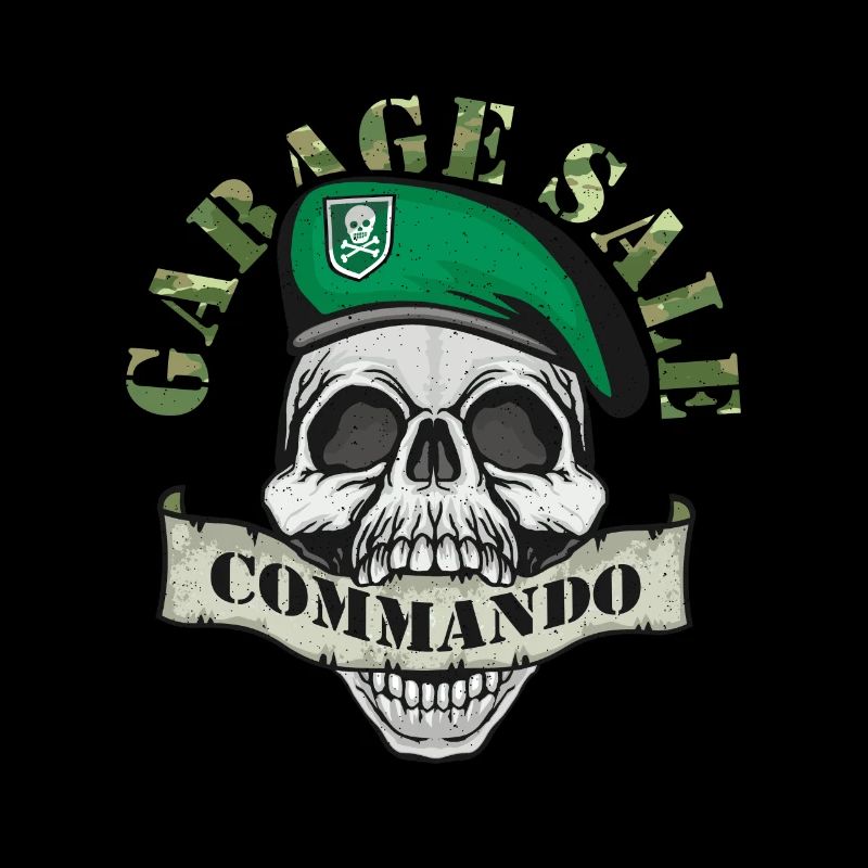 Garage Sale Commando Flea Market Bargain Hunter
