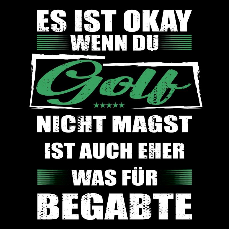 Spruch golf Mann & Frau & Kinder