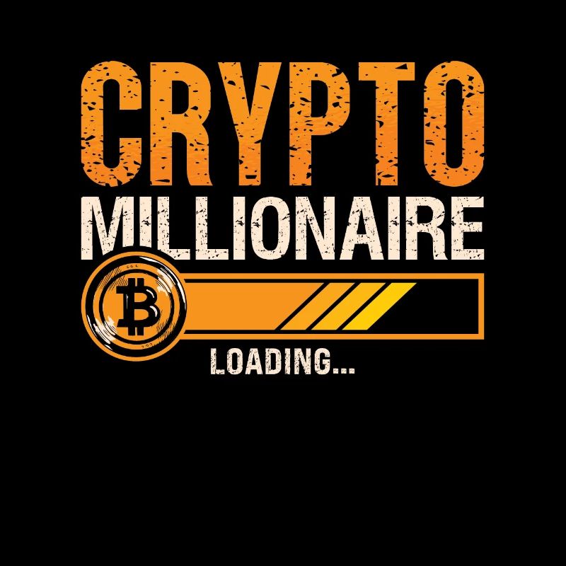 Cryptocurrency Crypto Millionaire Blockchain HODL