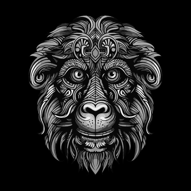 Monkey Portrait