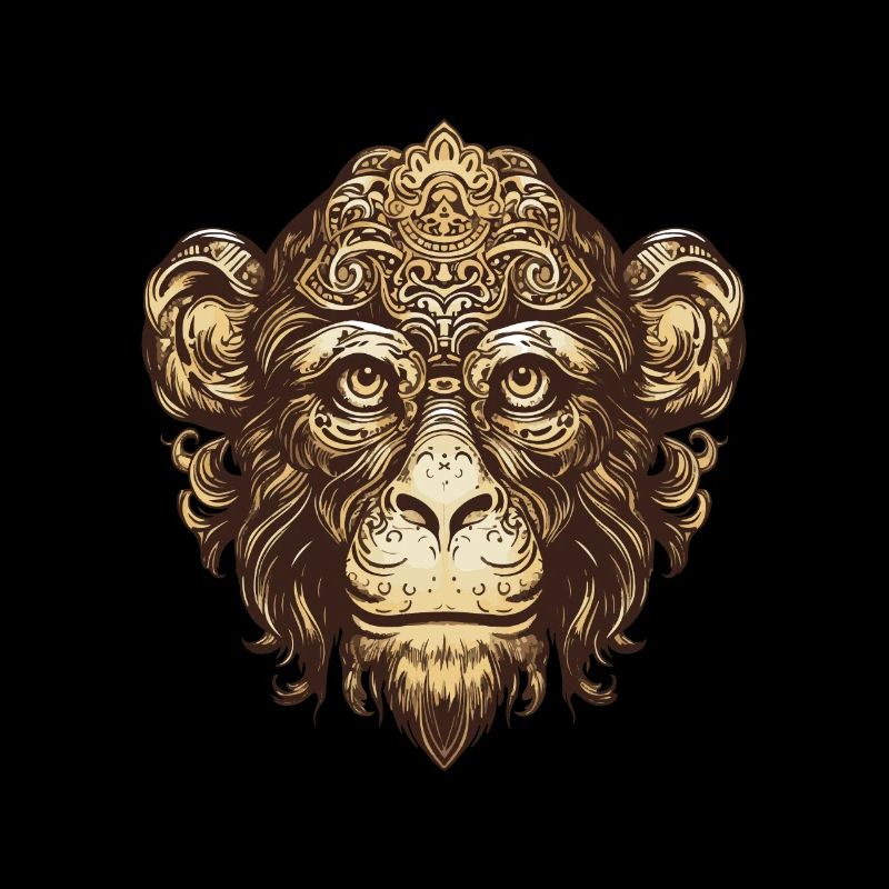 Monkey Portrait
