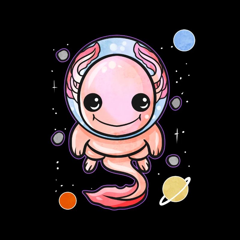 Axolotls dans l’aquarium spatial animaux de compagnie axolotls