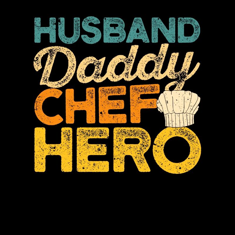 Ehemann Papa Chefkoch Held lustig Kochen Papa Koch