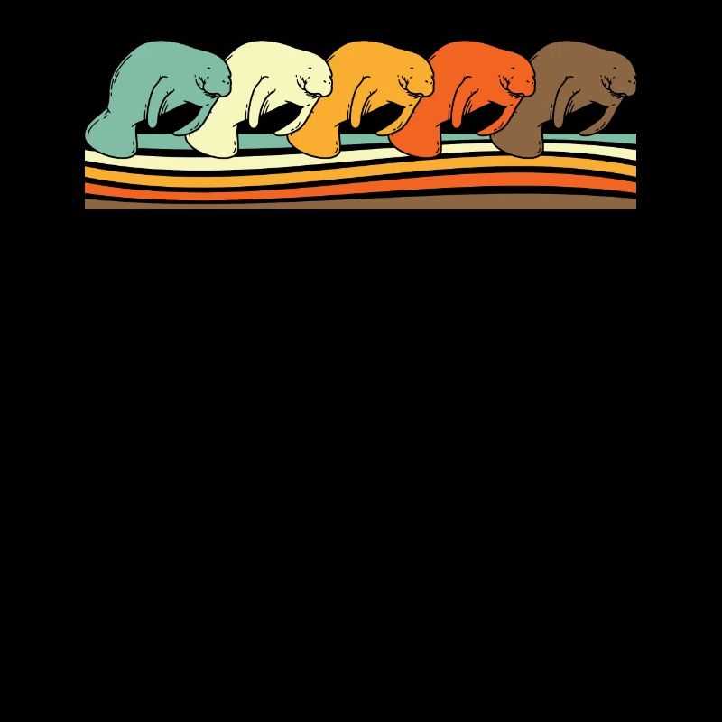 Manatee Retro Vintage