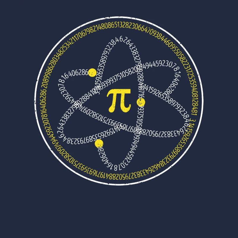 Atom Pi Day Math Science 3.14 Geek Enseignant Élève