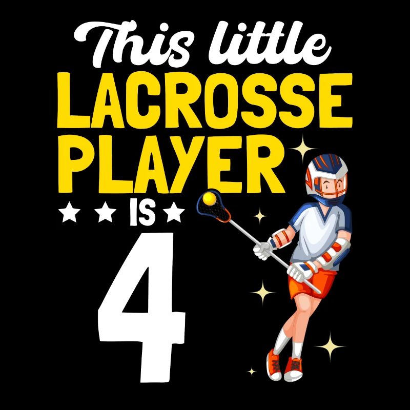 This Little Lacrosse Player Is 4 - Lacrosse Player
