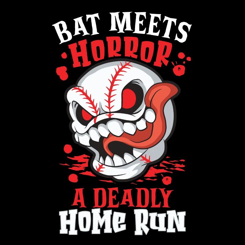 Horror Baseball Gruseliger Baseball Spooky