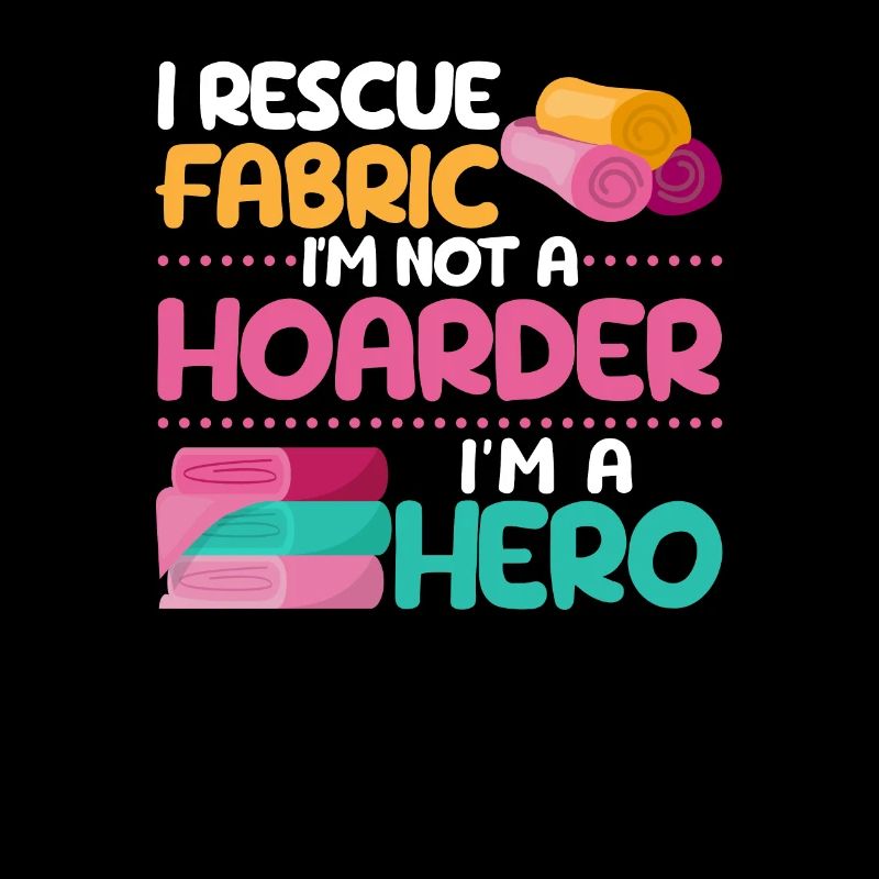 I Rescue Fabric Sewing Sewer Sewist Tailor