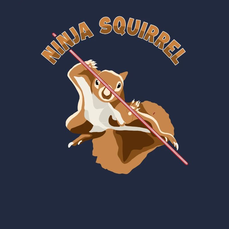Ninja Squirrel Squirrel Fuchshörnchen Eichhörnchen