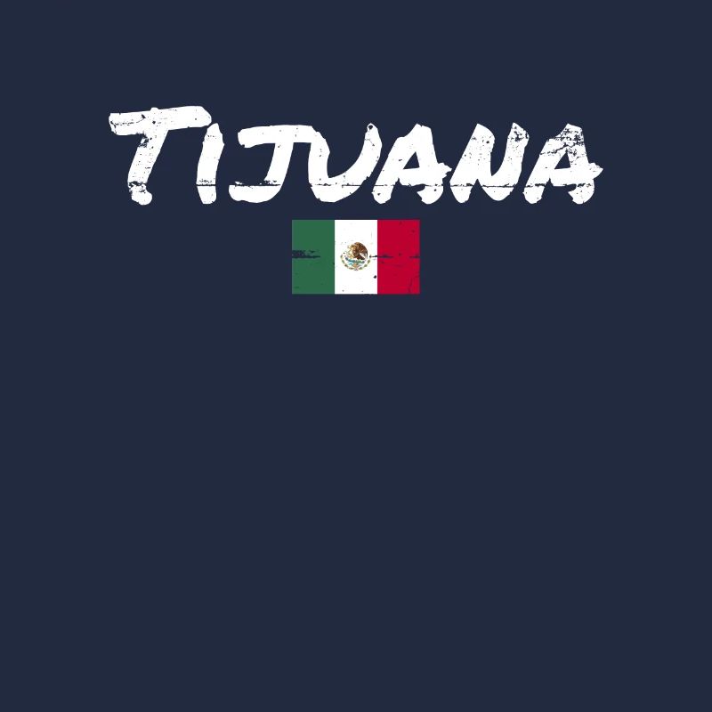 Tijuana Vintage Mexique Drapeau Mexicains