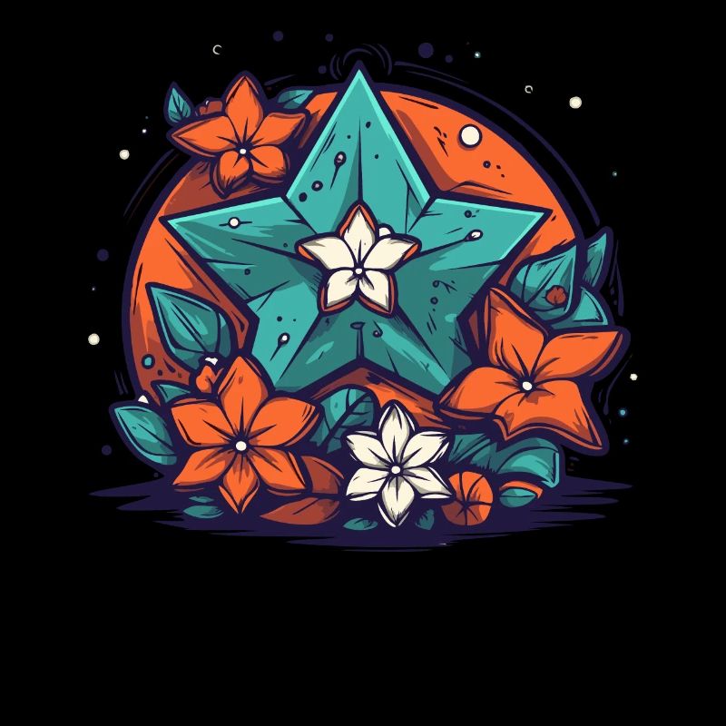 Étoiles et fleurs