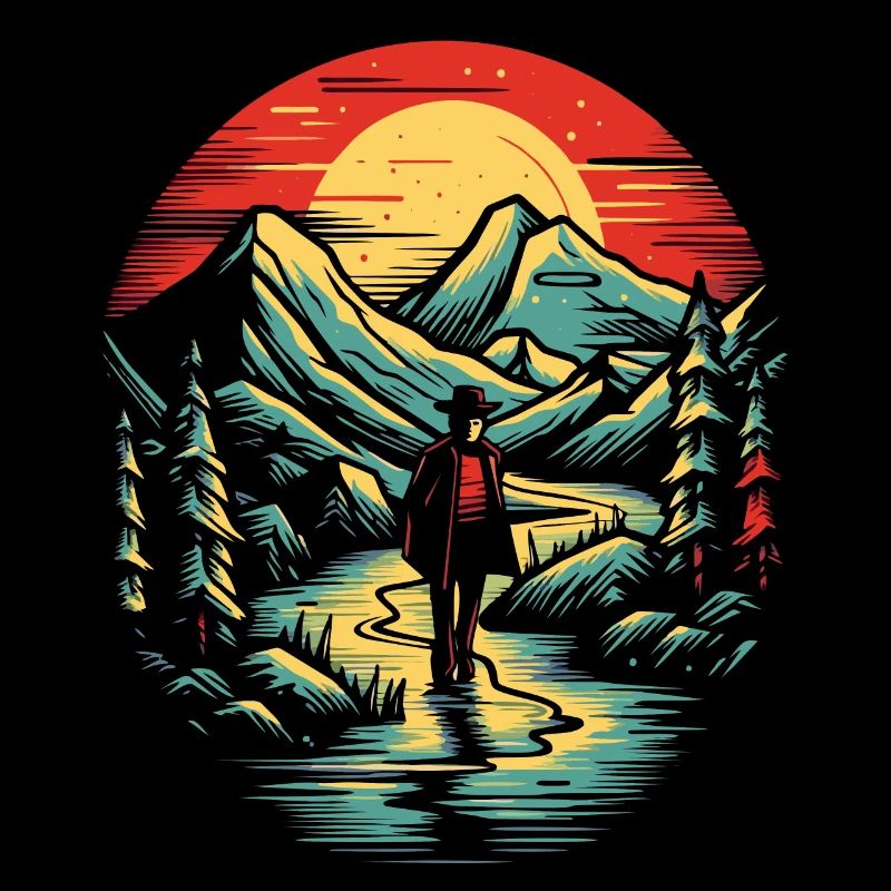 Der einsame Wanderer