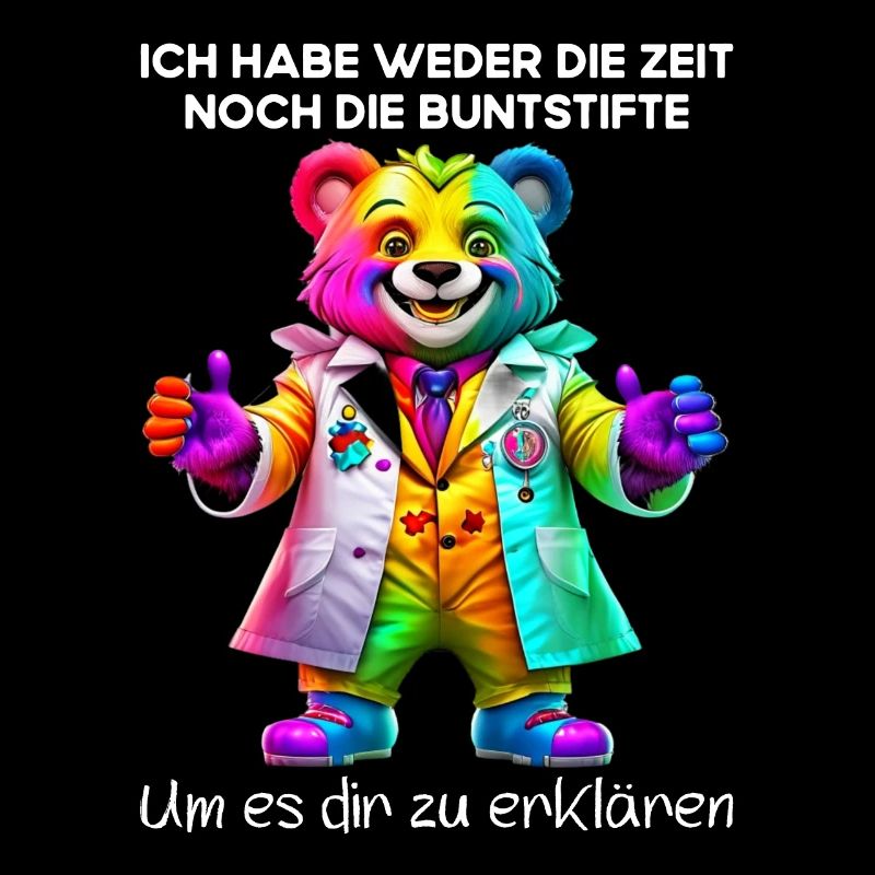Ich habe weder die Zeit noch die Buntstifte