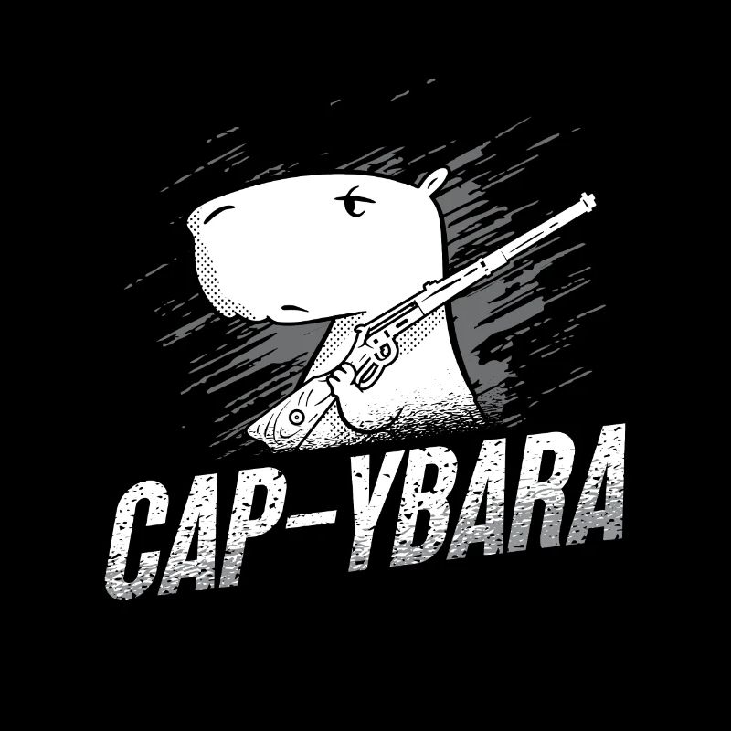 Capybara Cap-Ybara Rongeur Propriétaire d’animaux Capybara Lover