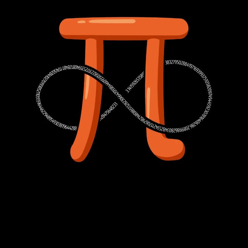 Numéro Pi drôle 3,141 Infinity Pi Day Drôle de geek