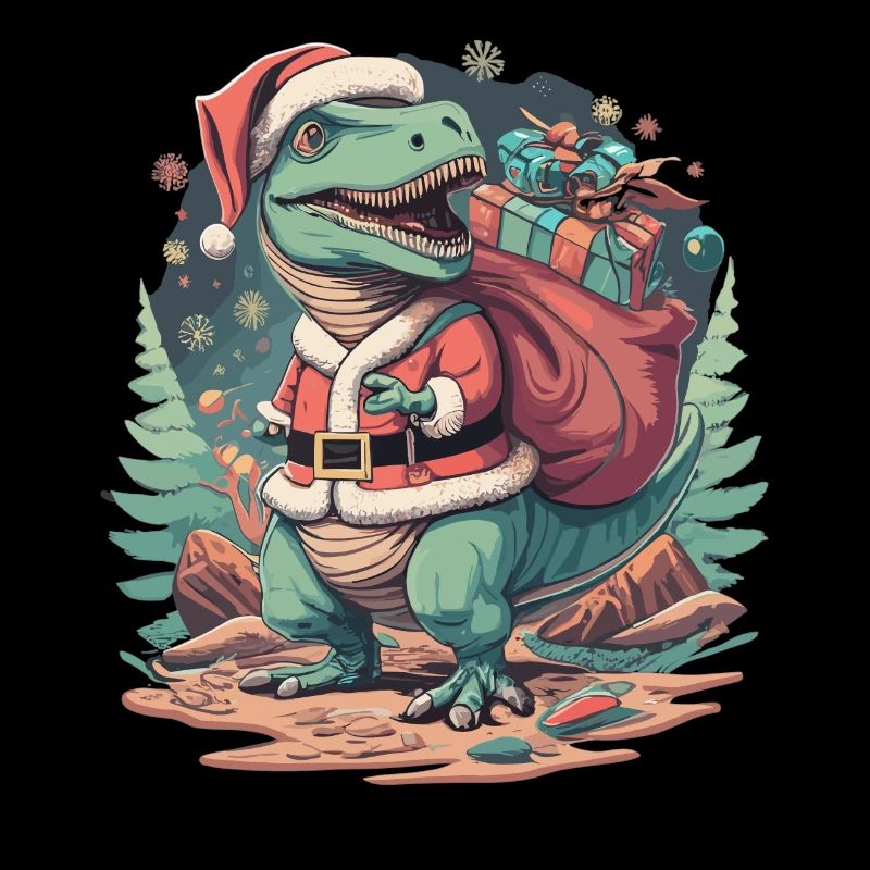 Dinosaur Trex Christmas