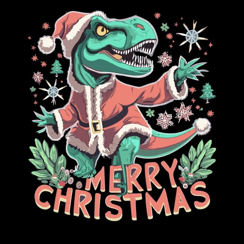 Dinosaure Trex Noël