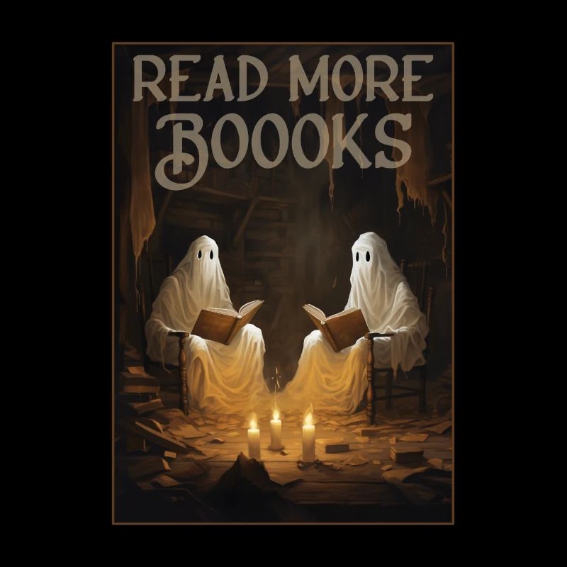 Groovy Read More Boooks Geist Halloween