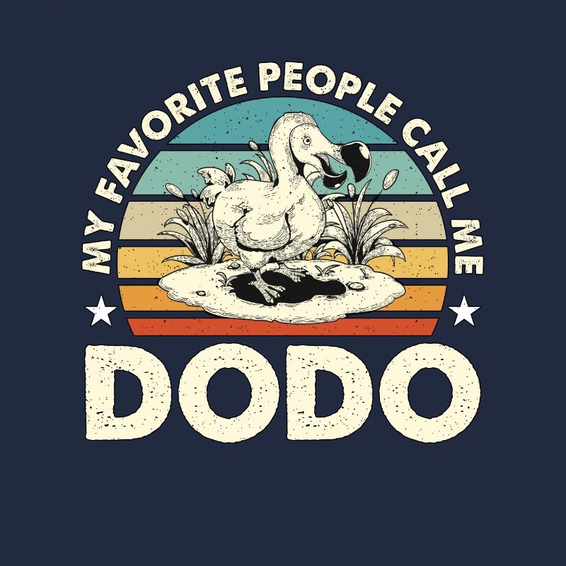 Dodo Bird que mes gens préférés appellent Retro Flightless