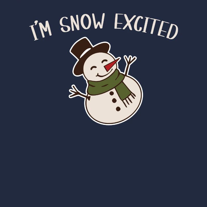 Conception de jeux de mots Funny Snowman